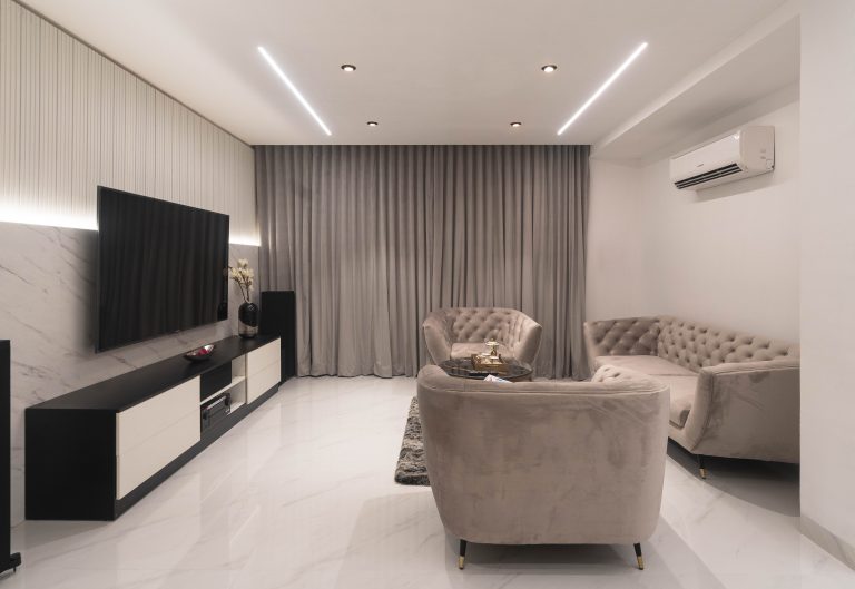 living room interior designers in chennai | Tint Tone Shade